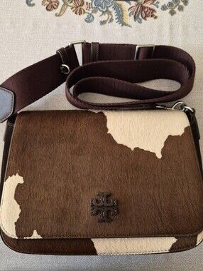 Tory Burch Thea Calf Crossbody with Logo Detail